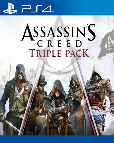 Assassins Creed Triple Pack Black Flag Unity Syndicate PS4