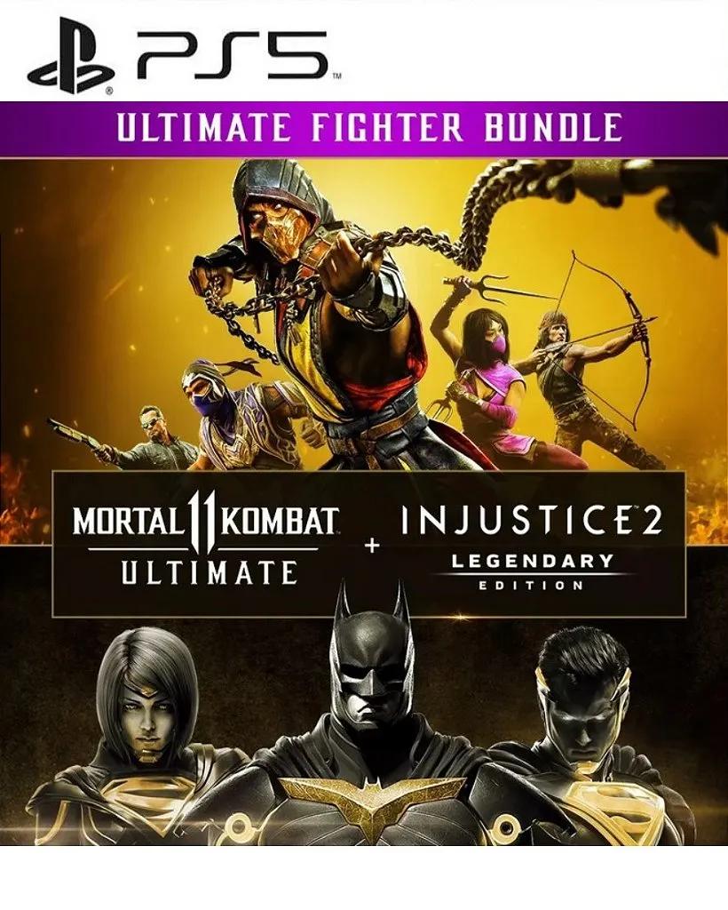 Pacote Mortal Kombat 11 Ultimate + Injustice 2 Ed Lendaria Jogo para PS5 - Imagem 1