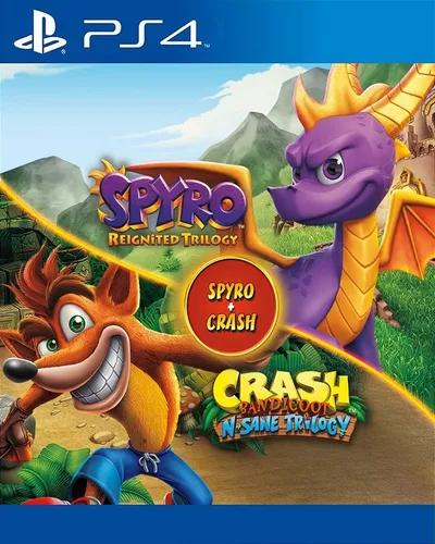 Spyro e Crash Remastered PS4