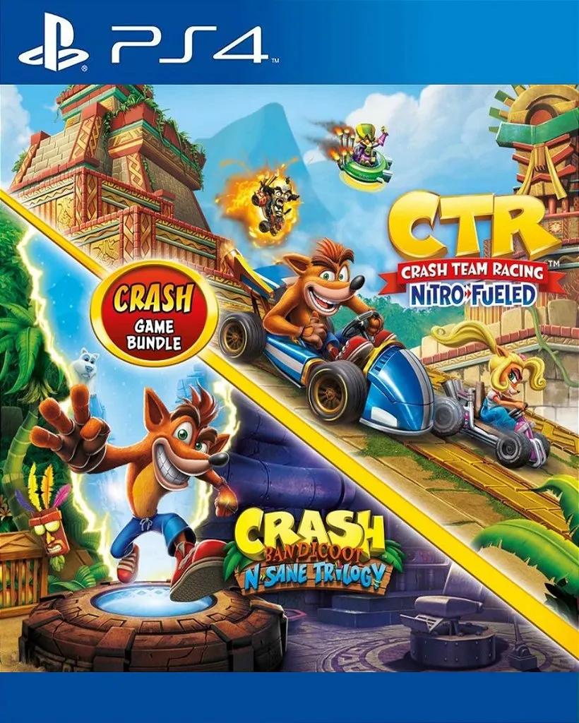 Crash Bandicoot N. Sane Trilogy + CTR Nitro-Fueled PS4 - Imagem 1