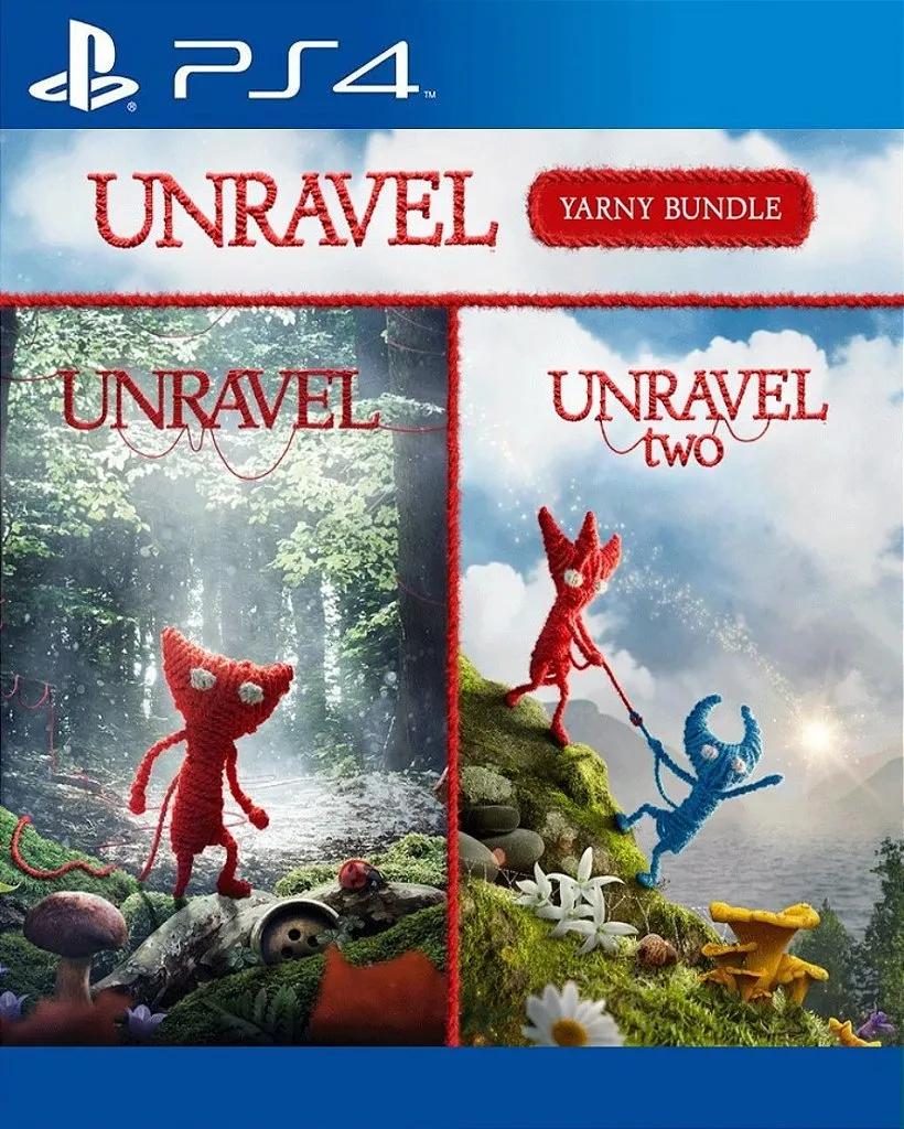 Unravel 1 e 2 Yarny - Conjunto Jogo Online para PS4 - Imagem 1